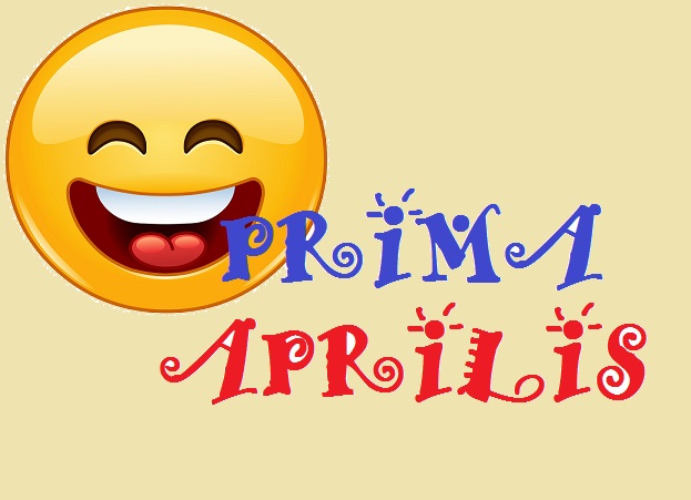 Kartka z emotikoną Prima Aprilis - Gify i obrazki na GifyAgusi.pl